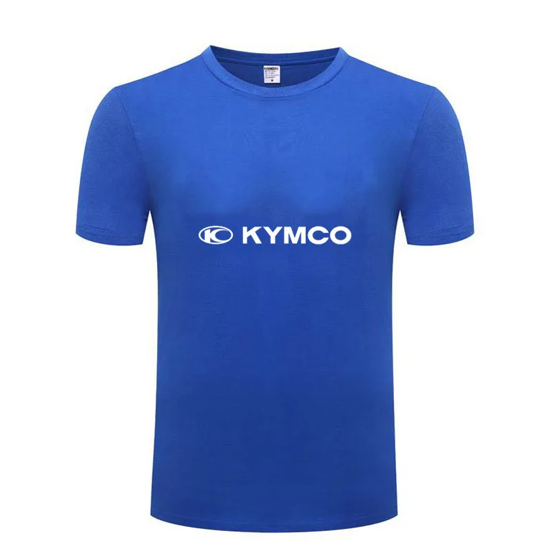 For KYMCO XCITING 250 300 500 400 CENTRO 125/200/300/350 Men T-shirt 100% Cotton Summer Short Sleeve Round Neck Tees Male adult Helmet Motorcycle