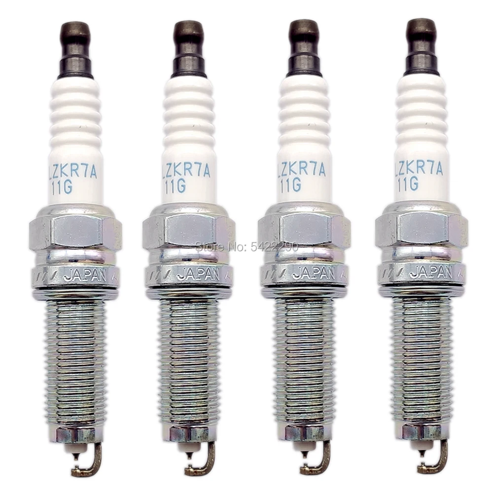 4 шт. 12290R41L01 DILZKR7A11GS Lase двойная иридиевая Свеча зажигания подходит для Honda Civic Accord
