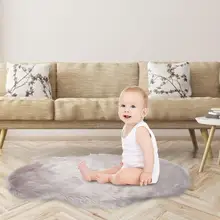 90x60 см овальные супер теплые пушистые ковры, моющееся сиденье, коврик для дивана, коврик для гостиной, спальни, детские коврики