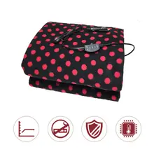 12V Электромобиль одеяло с подогревом путешествия зима кемпинг поездки(6" x 40", черный красный) 72XF