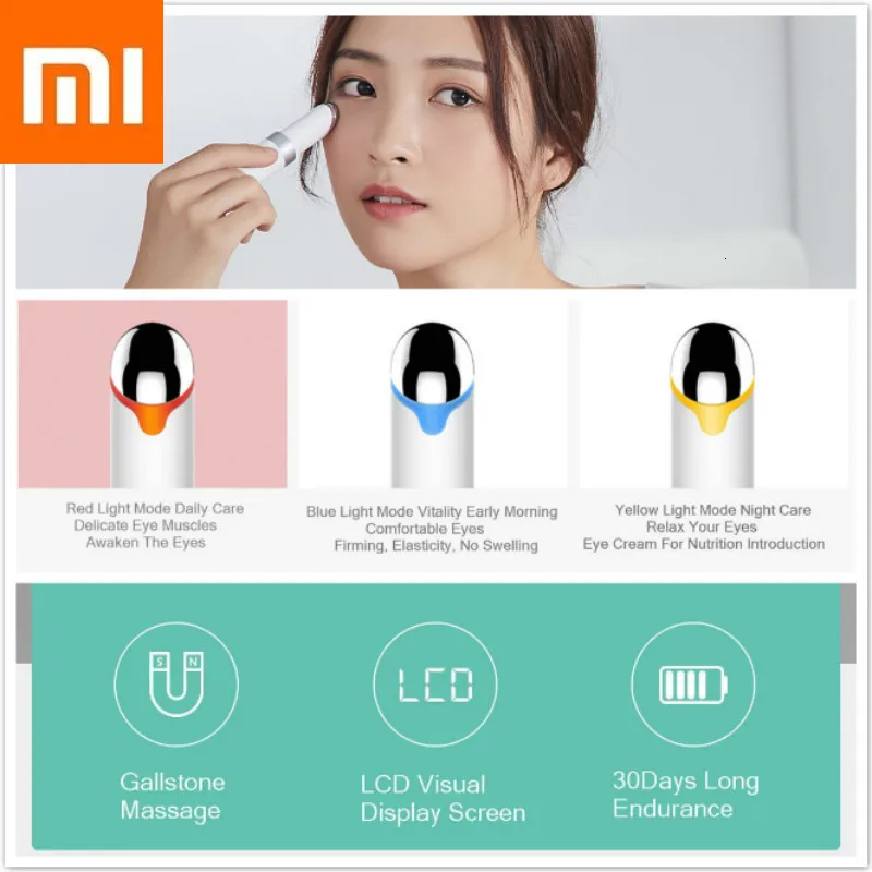  2020 Xiaomi WellSkins Eye Instrument 38-45℃ Warm Colored Light Massage Beautiful Multipurpose Xiomi
