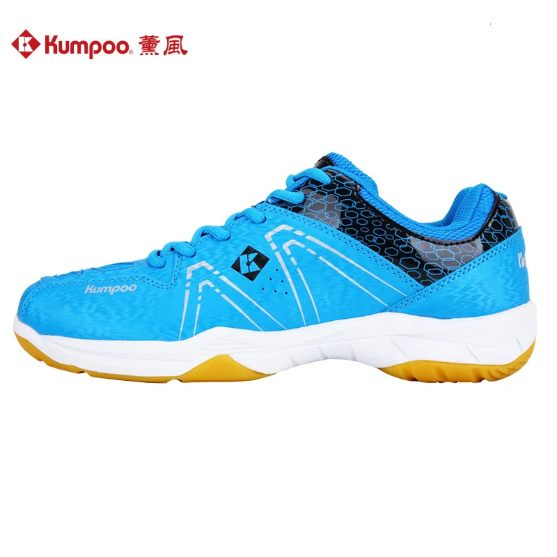 Kumpoo Professional Badminton Shoes for Men and Women Anti-skid Super Light Soft Breathable Comfortable Sneakers L2082SPC