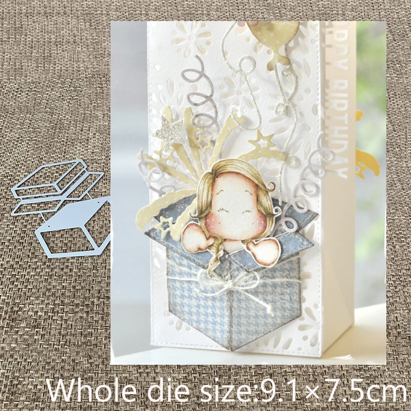 

New Design Craft Metal die cuts Cutting Die cute gift box decoration scrapbooking Album Paper Card Craft Embossing die cuts