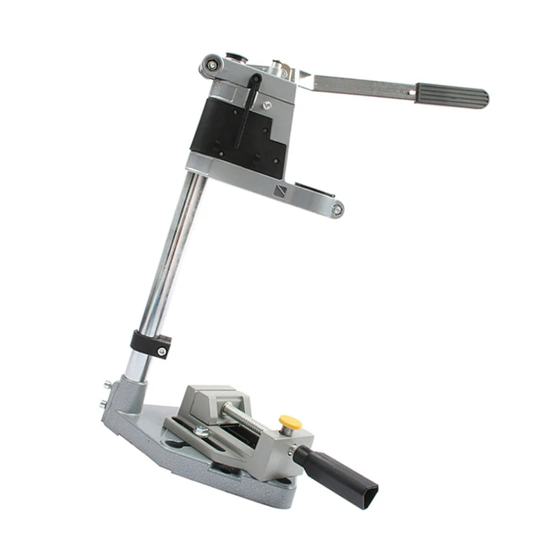 

Electric Hand Drill Support Bracket Holder 6109 Aluminum Base Single+Vise Set Drill Bits Rotating Tools Parts Accessories