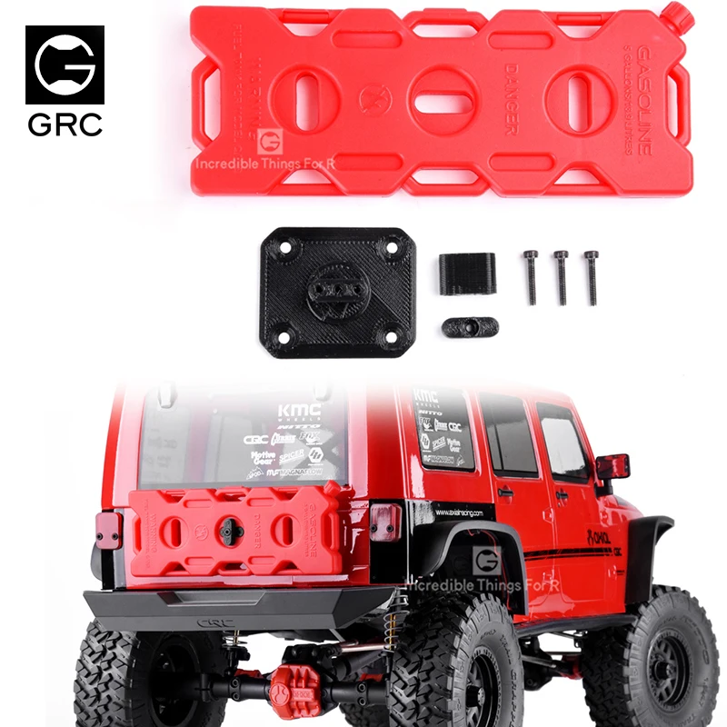 RC Model Car Parts Simulation Decorations Fuel Tank Parts Box 20# with Tail Box Fixed GAX0132D 1/10 Crawler Upgrade Accessories 2