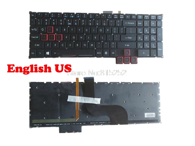 Клавиатура для ноутбука ACER Хищник 15 17 G9 791 791G 591 591G 591R 592 G5 793 английский США Турция