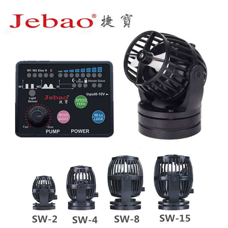 Jebao/Jecod 110 ~ 240V RW4 RW8 RW15 RW20 RW-4 RW-8 RW-15 RW-20 SW2 SW4 SW8 SW15 Coral pump. Морской аквариум волнистая