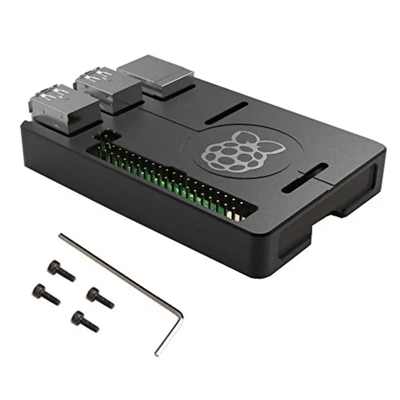 

For Raspberry pi 3B / 2B / B + CNC ultra thin aluminum F/S w/Tracking Cnc3b original high-end shell