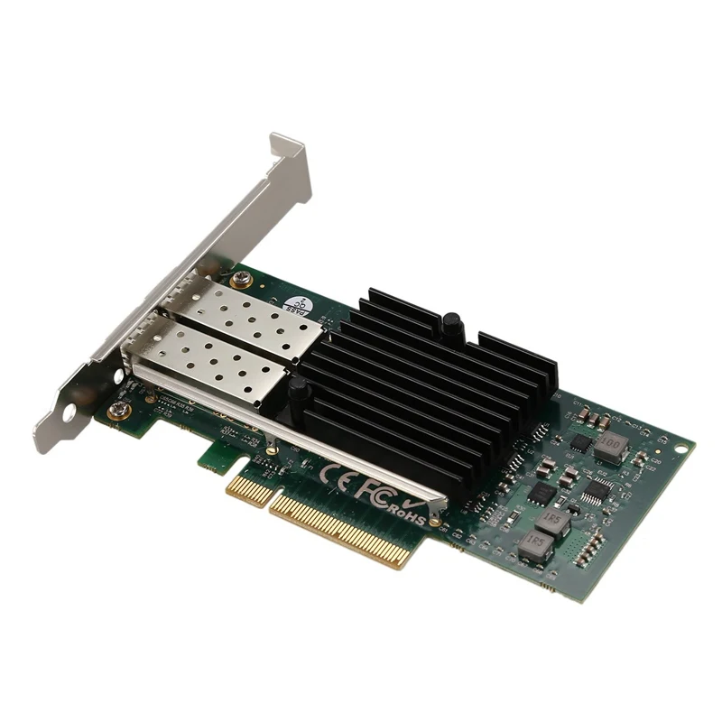 Сетевая карта для Intel E10G42BTDA 82599ES чип 10GbE Ethernet конвергентный сетевой адаптер, PCI-E X8 Dual SFP+ порт