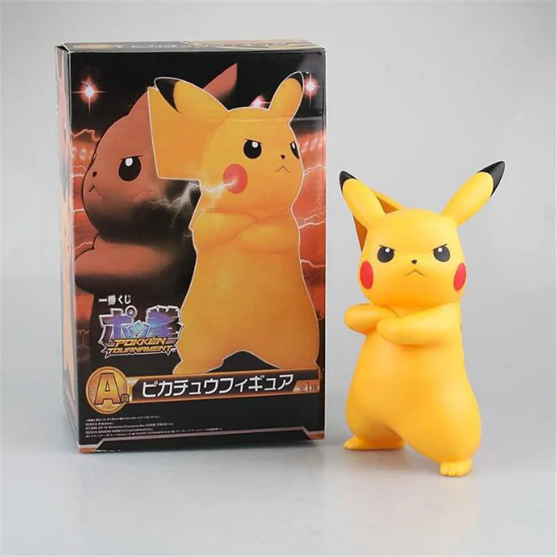Pokemon Pikachu Anime Figures Cute Cartoon Doll Decor Ornaments Game Action Figurine Tomy Toys Boy Children Birthday Gift Figma