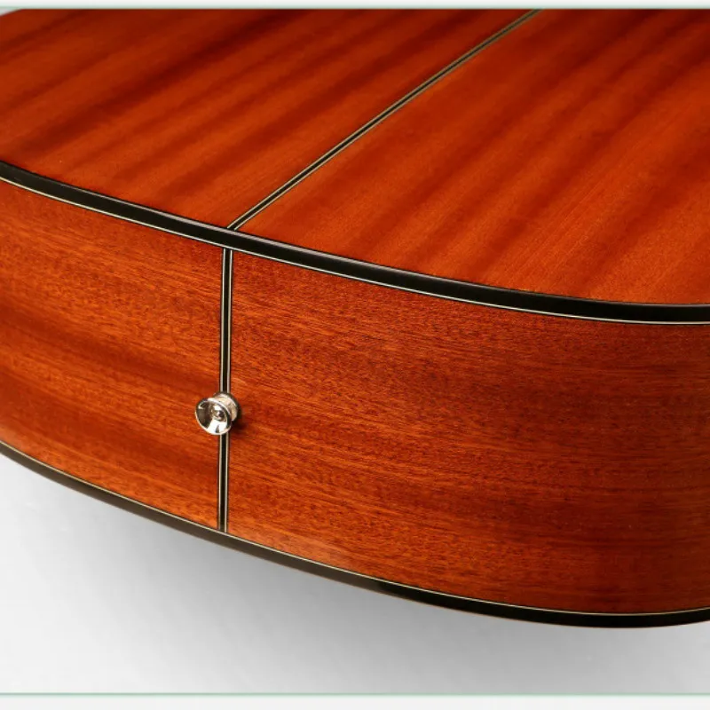 Гитара акустическая электрическая все Sapele стальная струна 41 дюймов D-Body Guitarra 6 струн поп-фолк Cutaway установить пикап высокий глянец