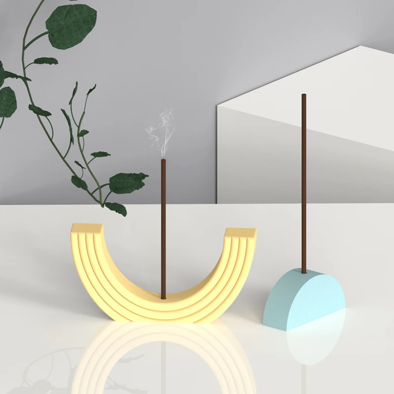 Silicone Molds Concrete Silicone Incense Insert Incense Holder Mold