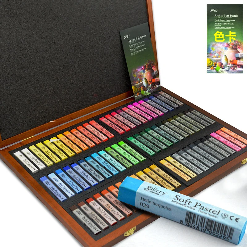 

12/24/36/48/72 colors gallery artists Soft Cakes best pigment each cake the stick is wrapped art drawing supplies