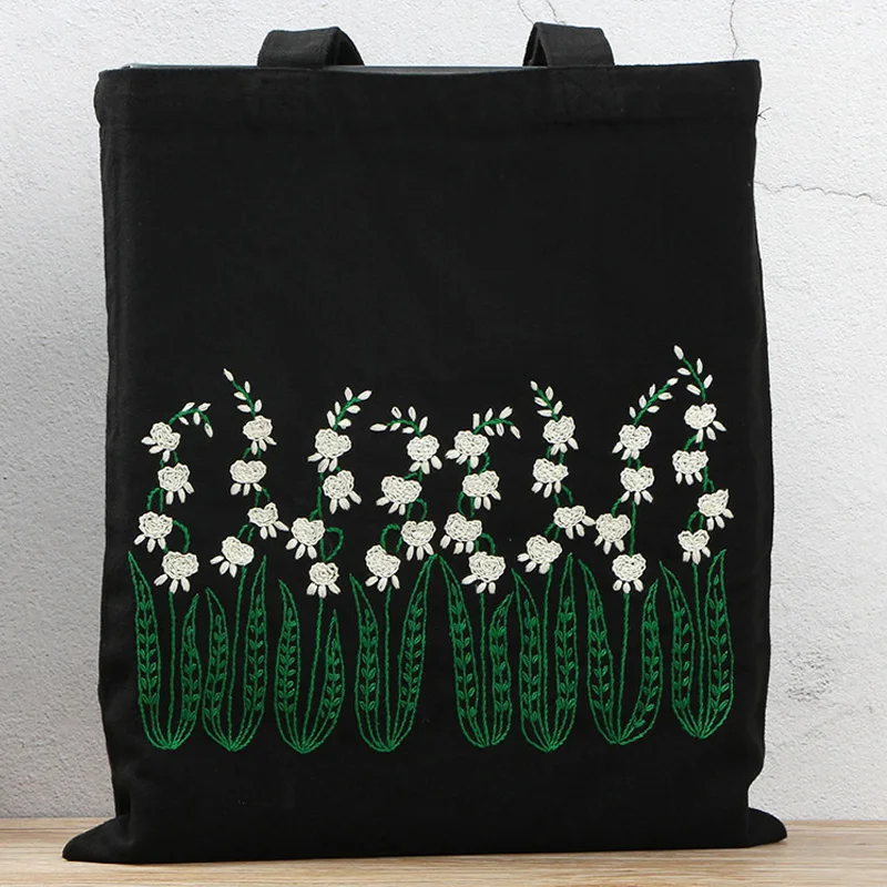 Набор холщовых сумок для вышивки сделай сам крестиком начинающих Ручное шитье