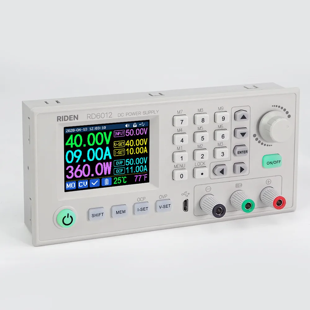 US $61.00 RD RD6012 RD6012W USB WiFi DC DC Voltage Step Down Power Supply Module Buck Voltage Converter Voltmeter Multimeter 60V 12A