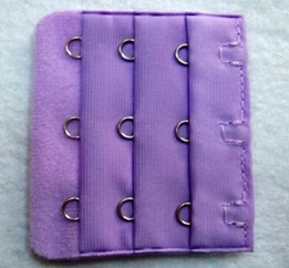 Lavender 1 шт., удлинитель для бюстгальтера, 3 крючка, 3 ряда, женское нижнее белье, удлиненный крючок для бюстгальтера, аксессуары для бюстгальтера для женщин - Цвет: Lavender