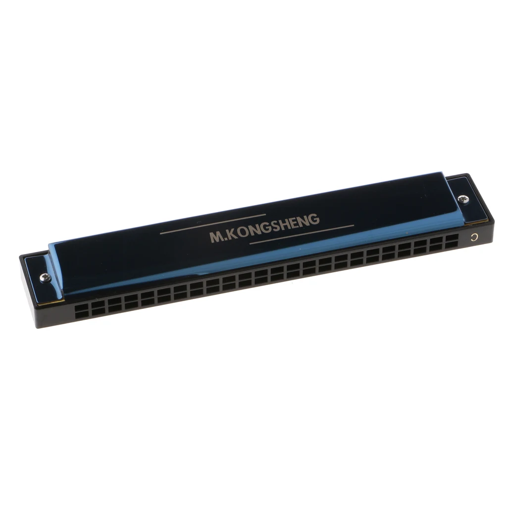 24 Holes C/Key Polyphony Harmonica Wind Instrument Toy For Musical Learning