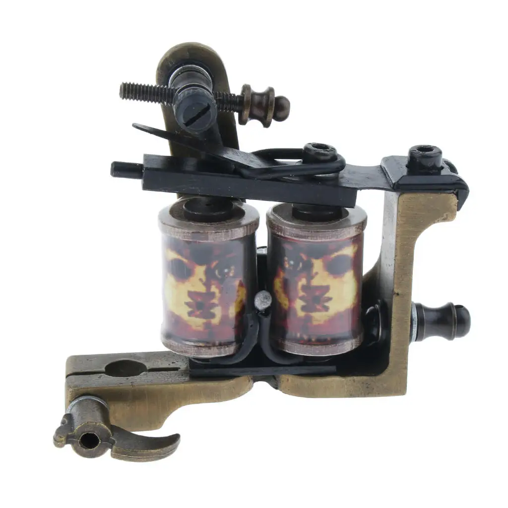 Copper Dual Coil Handmade Tattoo Machine Gun Liner Shader 10 Wraps | Красота и здоровье