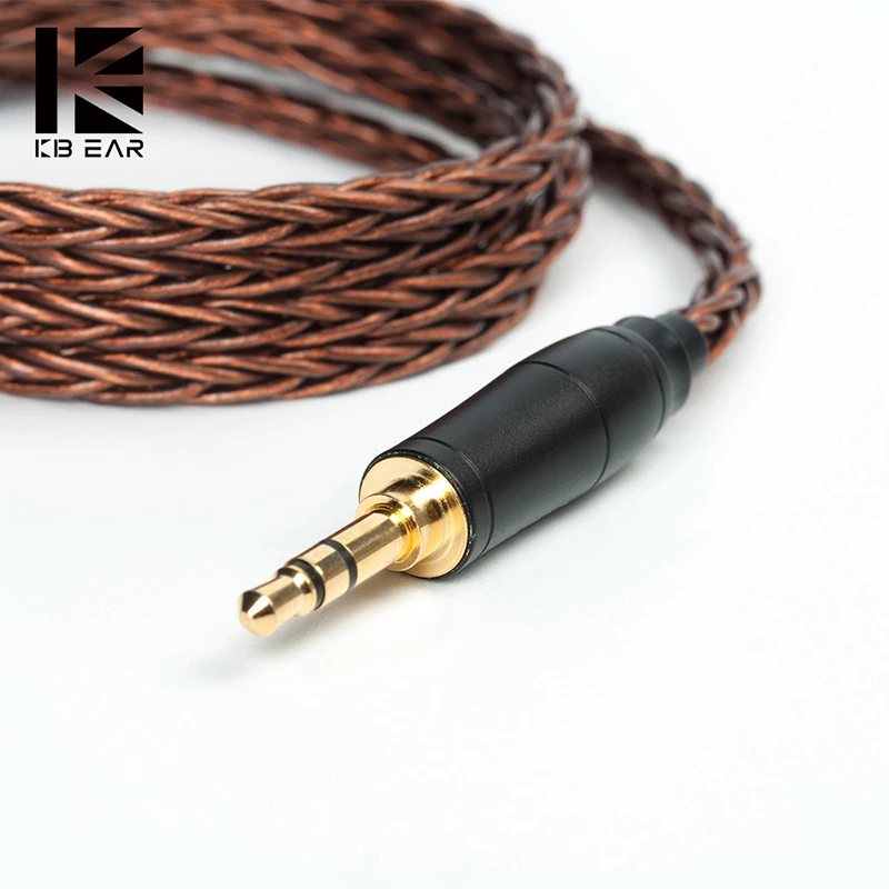 KBEAR 8 Core Oxygen-Free Balanced Cable 2.5/3.5/4.4MM with MMCX/2PIN/QDC/TFZ for BLON BL-05 BL05 ZSX ZS10PRO ZSNPRO BA5 V90 | Электроника