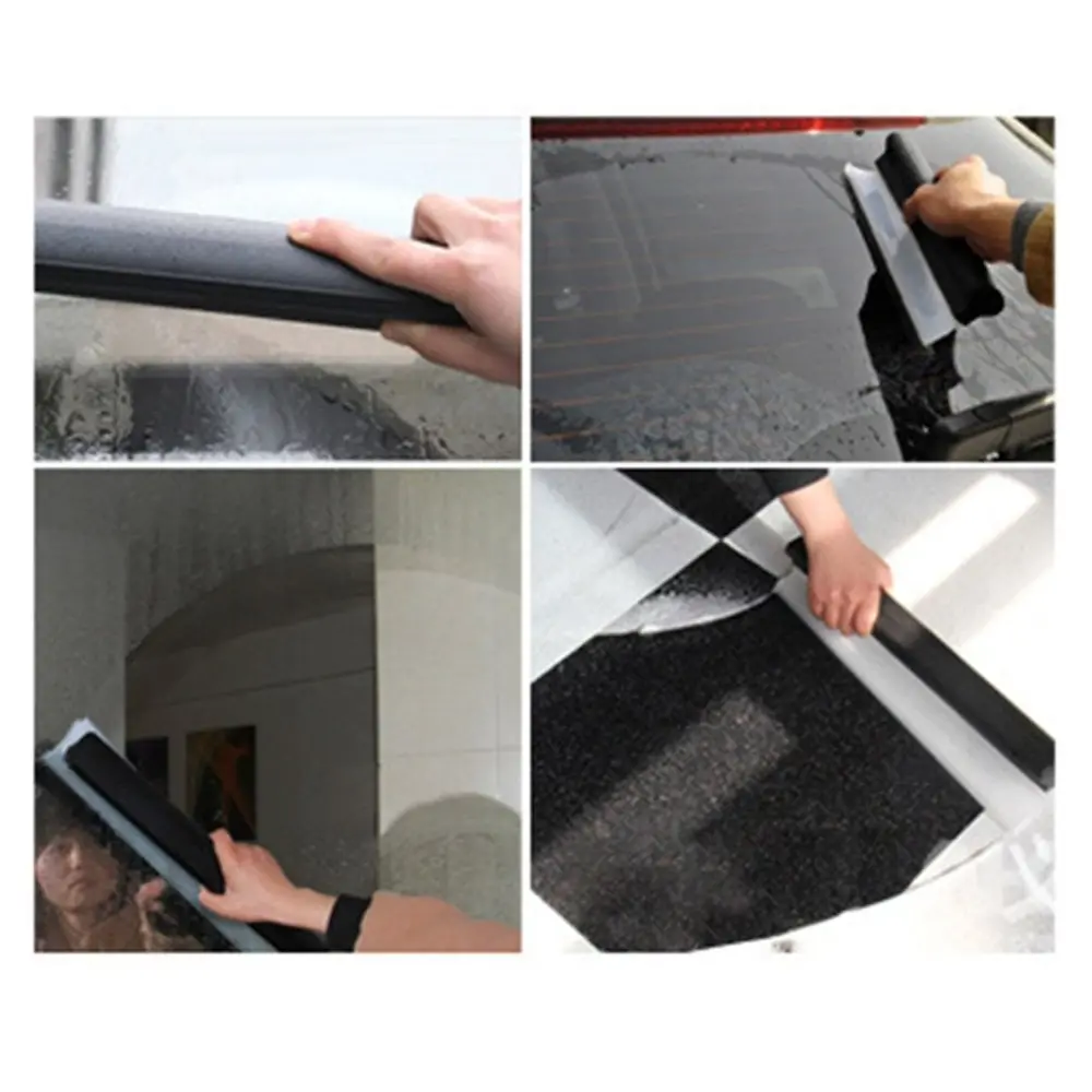 Car Cleaning Water Squeegee Blades Soft Silicone for Windshield Window Glass Wiper Wash Ice Scrapers Snow Brushes | Автомобили и