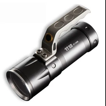 

Ew Ultra-bright Long-range LED Rechargeable Flashlight IPX4 Waterproof 3 Levels Lighting Mode Outdoor Glare