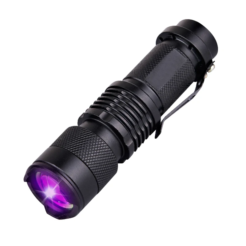 Litwod UV 365 & 395 мини светильник для ручки Q5 светодиодный вспышки водонепроницаемый