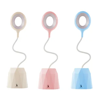 

gift convenient enfoldment colorful eye care hand touch white color led usb computer night desk table light lamp