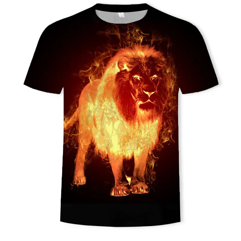 Горячая Распродажа, 3d футболка с изображением животных для мужчин/женщин, 3d, Король Лев, футболка с цифровым принтом, дизайнерские стильные летние спортивные топы с короткими рукавами, одежда
