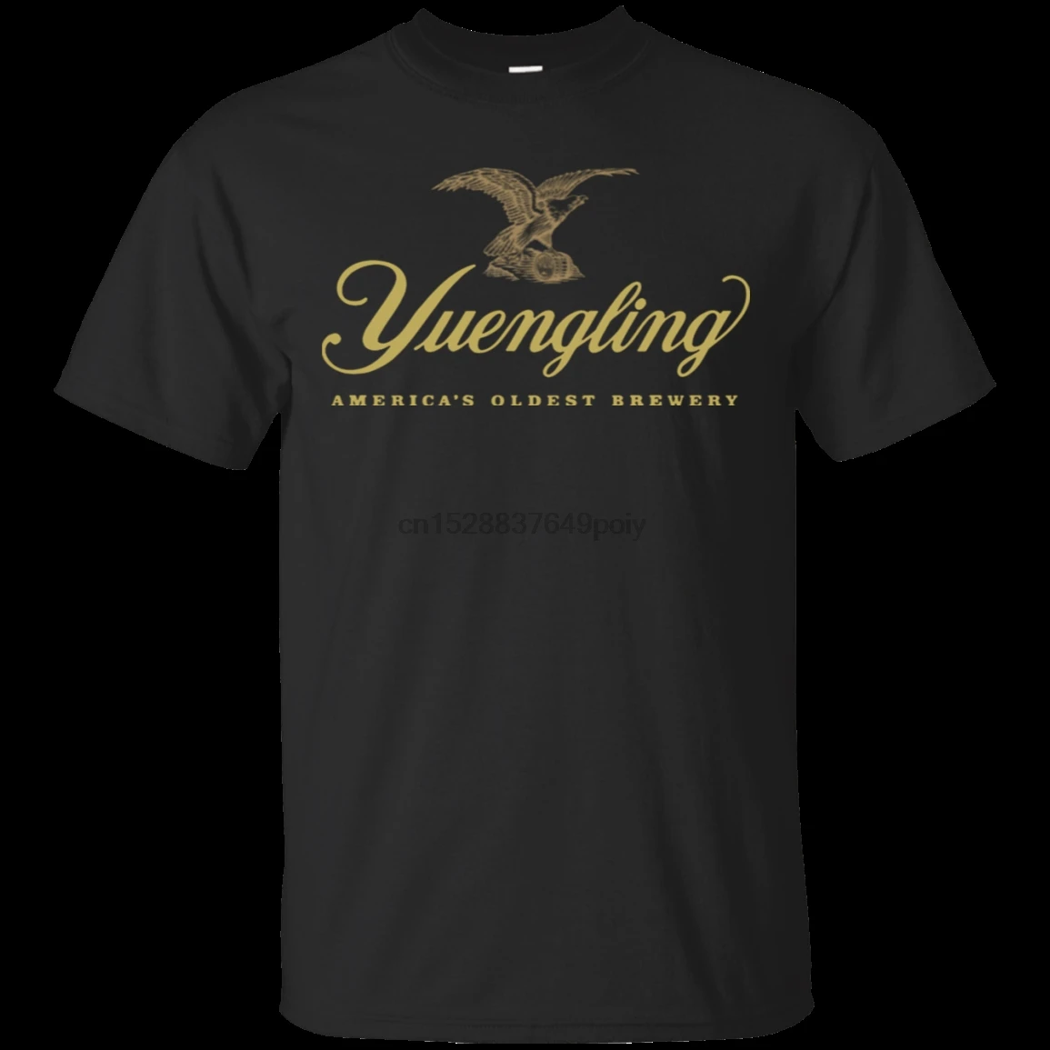Черная Мужская футболка с логотипом Yuengling Beer коротким рукавом s 6Xl США 100 хлопок |