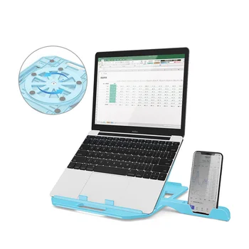 

Laptop Folding Stand 360 Rotating Bracket Phone Pad For Macbook Lenovo Notebook Tablet Cooling Stands For 12" To 17" Laptop