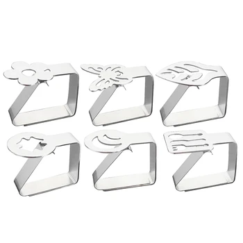 

NEW-6 Pcs Tablecloth Clips Stainless Steel Tablecloth Clamp Holder Table Cover Clamps for Home Picnic BBQ Wedding Party