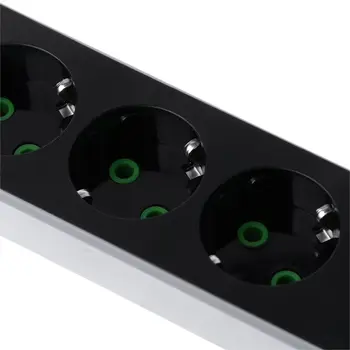 

EU Plug Smart USB Power Strip 3 USB 3-Outlet Wall Socket Overload Home Protector