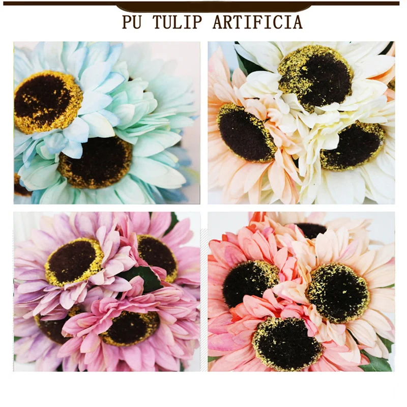 Fake Sunflowers Silk Flowers Table Centerpieces Arrangements Home Indoor