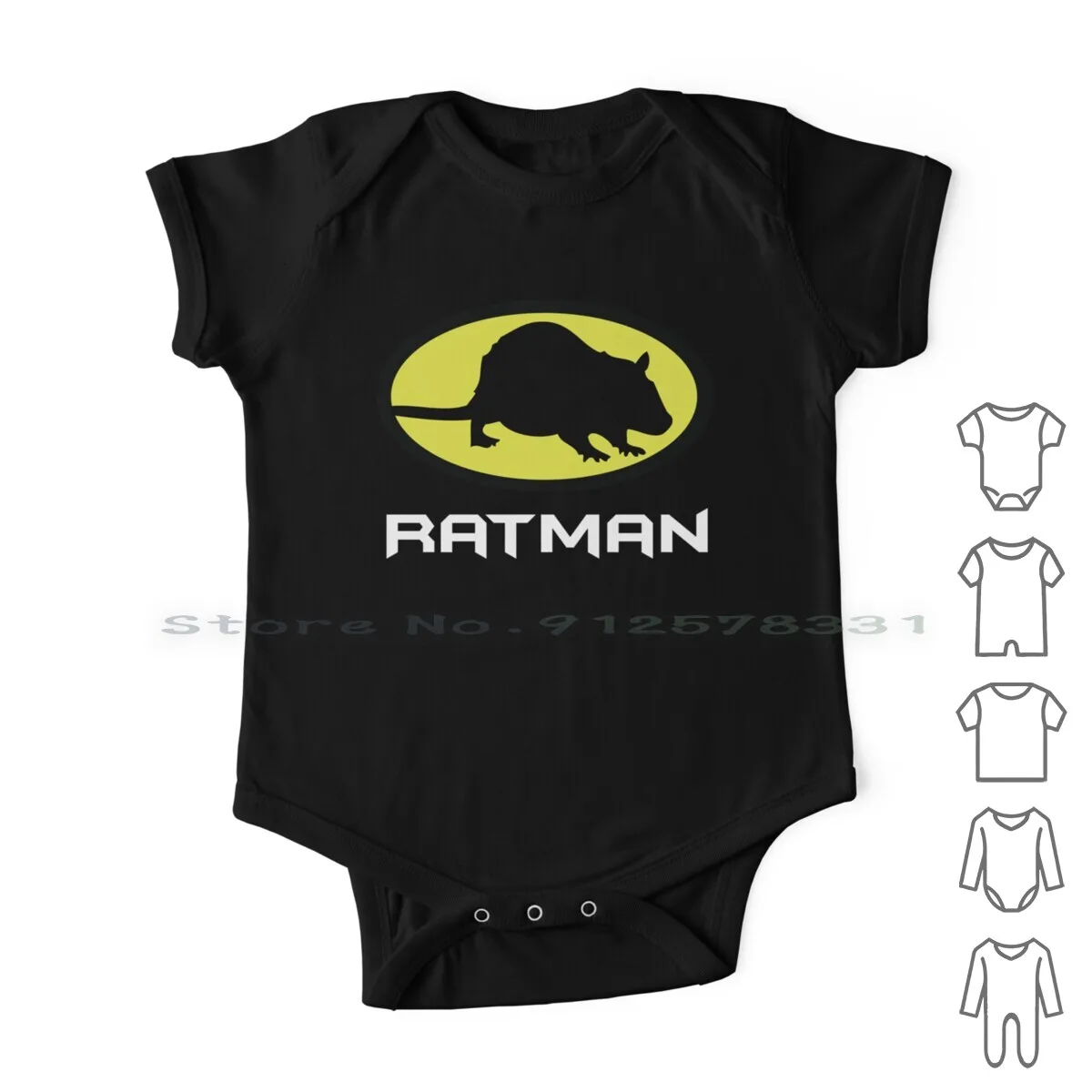 Ratman Newborn Baby Clothes Rompers Cotton Jumpsuits Funny Cool Black Geek  Cartoon Vector Humor Comedy Ratman Comics Infant _ - AliExpress Mobile