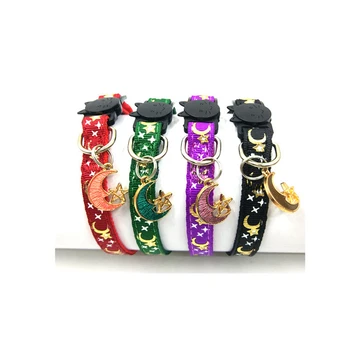 

Cute Dog Collar Durable Nylon Cat Necklace Safety Elastic Adjustable Neck Strap Personalized Collars for Puppy Cat Pet Supplies