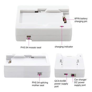 

Time Saving Home Travel Charging Hub Drone Accessories ABS Quick Mini White Portable Intelligent Convenient For DJI Spark