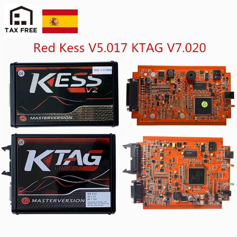 Онлайн V2.47 EU Red Kess V5.017 KTAG V7.020 V2.23 OBD2 менеджер тюнинговый комплект качественный светодиодный BDM Рамка ECU программист для автомобилей/грузовиков