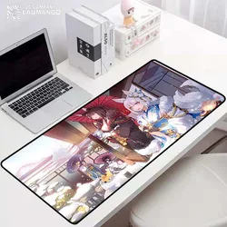 Tapete do mouse tapete de jogos esteiras azur lane grande tapete deskpad anime mousepad velocidade gamer teclado esteira do computador acessórios de mesa mausepad