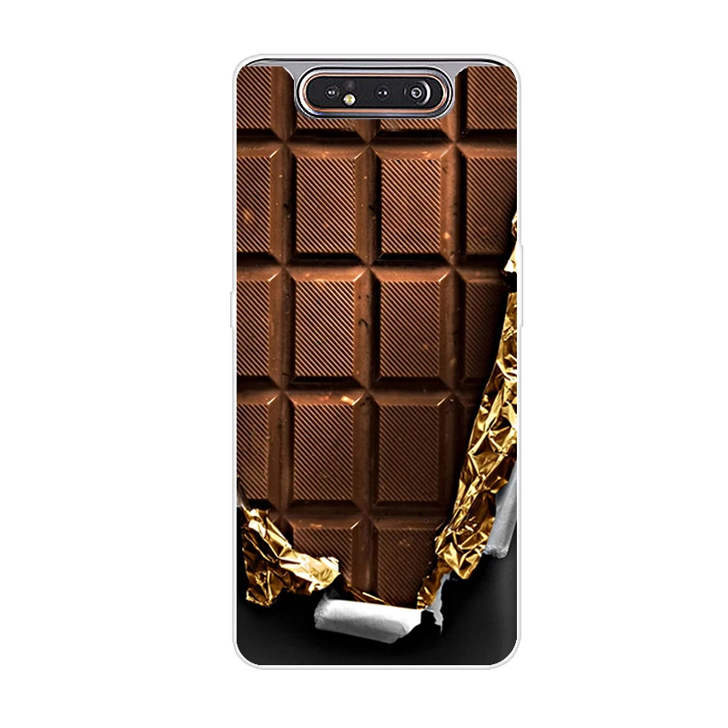 Чехол для телефона для samsung Galaxy A80 чехол силиконовые в форме цветка окрашенные мягкая накладка на заднюю панель из ТПУ чехол для samsung A80 80 чехол модные Coque