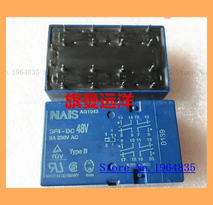 

SF4-DC48V SF4D-DC48V 48V 6A 250VAC