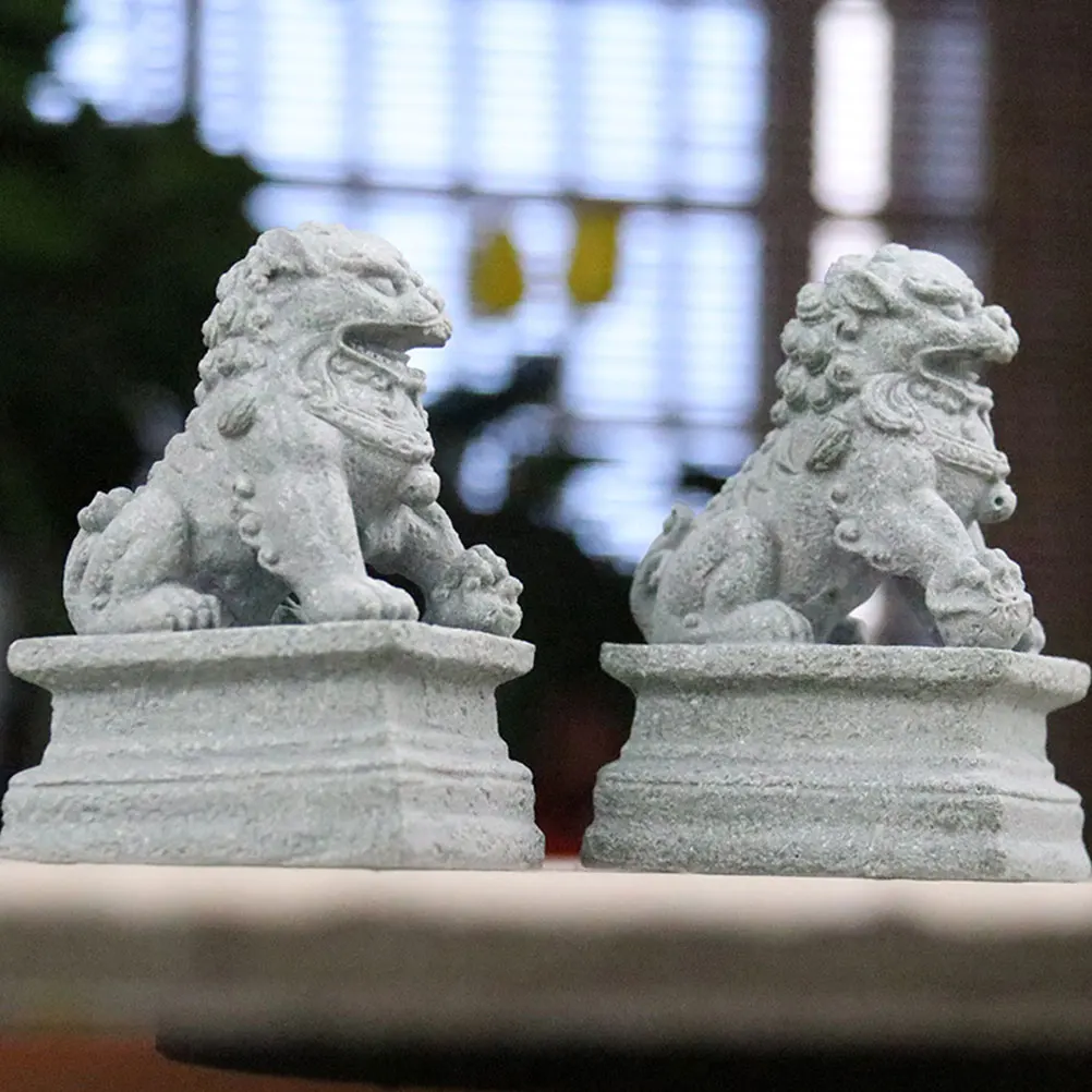 Chinese Stone Lion Front