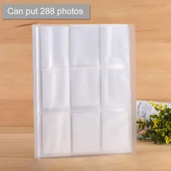 

3inch 288 Pockets Transparent Mini Film Photo Album Camera Film Ticket Name Card Holder