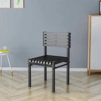 

Nordic Wrought Iron Restaurant Dining Chair Restaurant Office Conference Chair Home Bedroom Learning Leisure Wrought Iron Chair