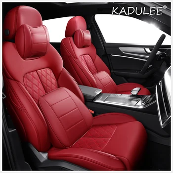 

KADULEE Custom Leather car seat covers For BYD F0 F3 surui F3R F6 G3 M6 L3 G5 G6 S6 S7 e6 e5 e1 Automobiles Seat Covers