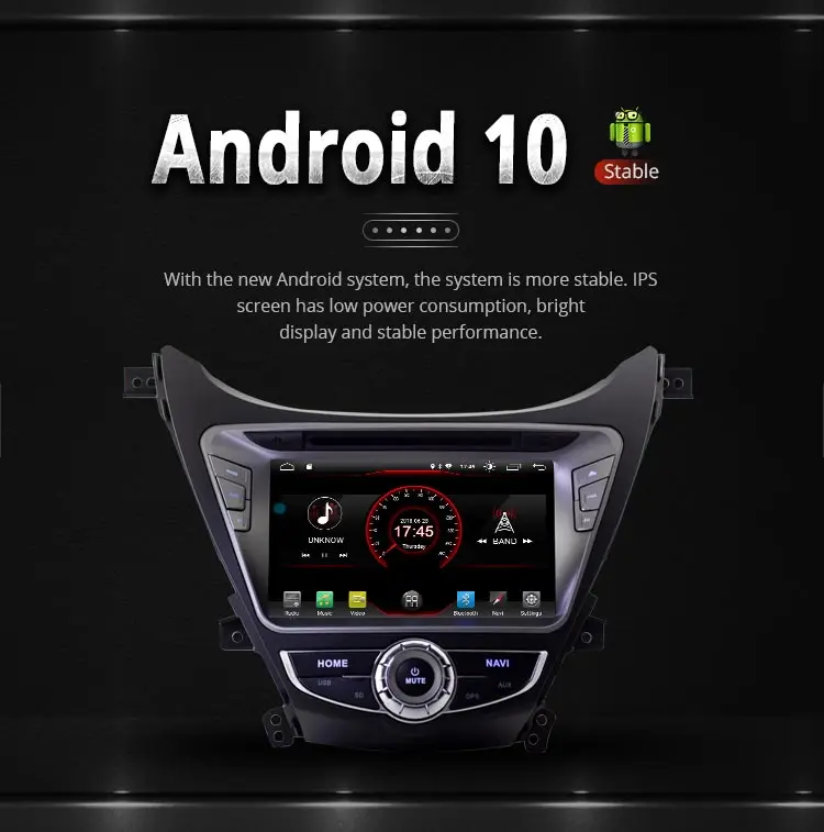 LJDA Android 10,0 автомобильный dvd-плеер для hyundai Elantra/Avante/IX35 2011 2012 2013 2 Din Автомобильный Радио gps Навигация стерео Мультимедиа