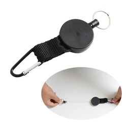 High Elasticity Carabiner Key Chain Buckle Portable Multifunction Sports Outdoor Hanging Retractable With Back Splint Hiking High Elasticity Carabiner Key Chain Buckle Portable Multifunction Sports Outdoor Hanging Retractable With Back Splint Hiking