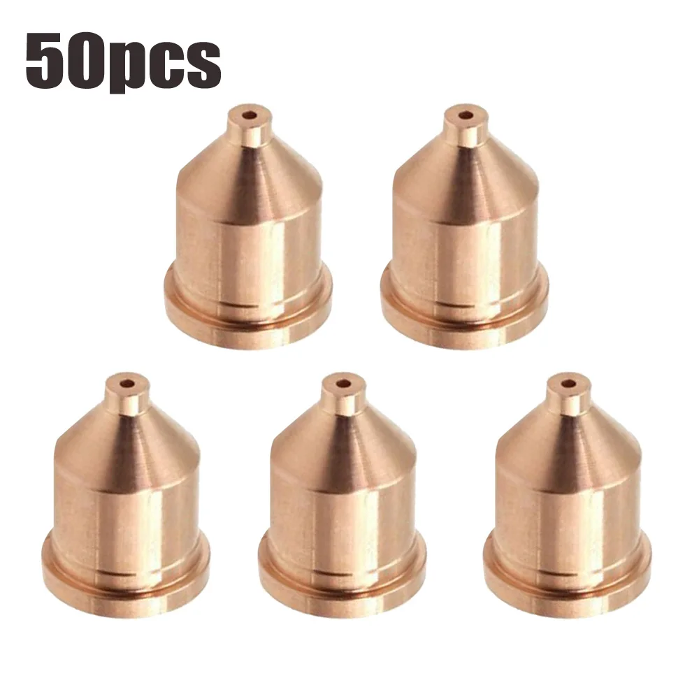 

High Quality 50 PCS Plasma Torch Nozzles Cutting Machine Torch 1250 Prompt Nozzle 80A 120927 Aftermarket