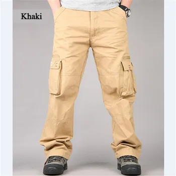 

Multi Pockets Trousers Men 2019 Army Military Overalls Pants Male Trend Clothes Loose Baggy Tactical Cargo Pants Plus Size A5268