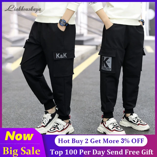 KK Youth Cotton Casual Pants Men's Trousers Spring and Summer