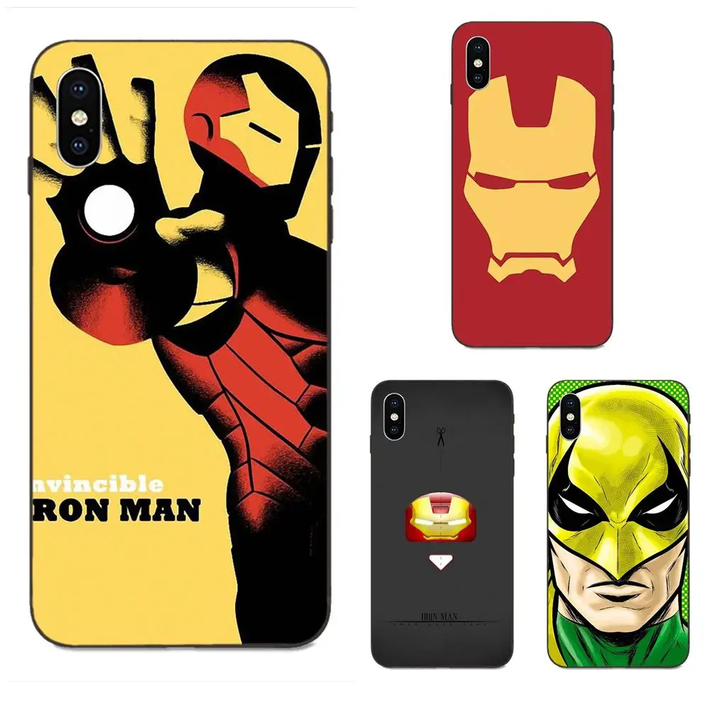 Комиксы Железный человек Маска для Xiaomi Mi Mix Max Note 2 2S 3 5X 6 6X 8 9T SE A1 A2 A3 CC9e Lite Play Pro F1 Diy